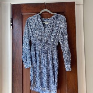Patterned Loft dress in good condition